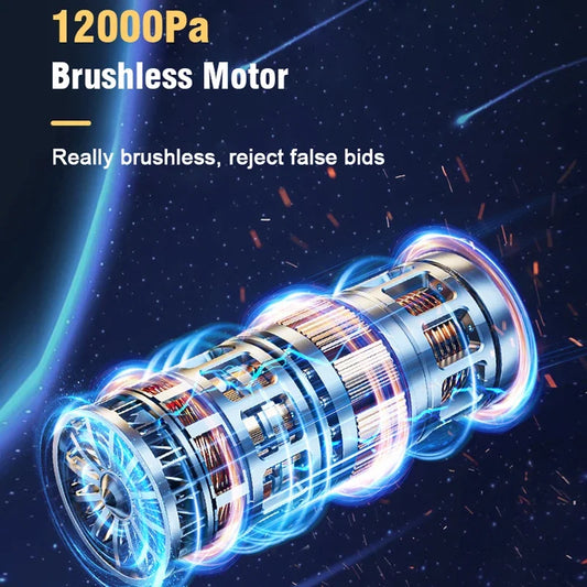 Car Vacuum Cleaner Cordless Handheld Auto Vacuum