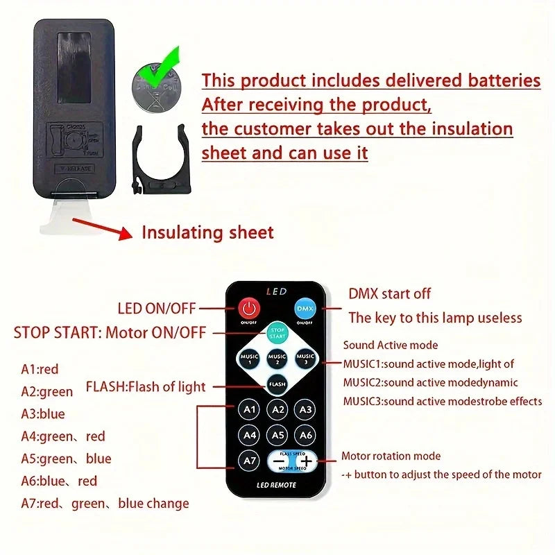 Galaxy Starry Sky Projector LED Night Light with Aurora Effects Remote Control and USB Powered RGB Lamp