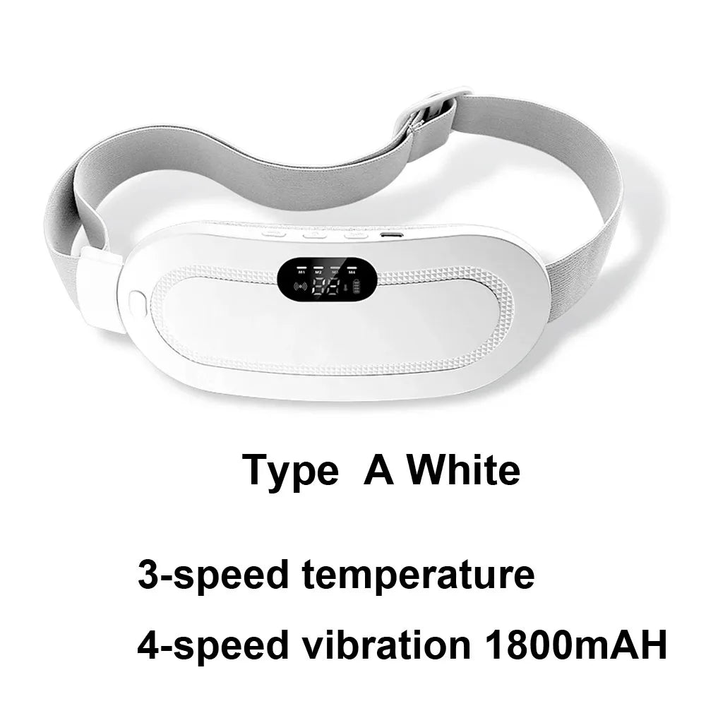 Period Cramp Massager Vibrating Heating Belt