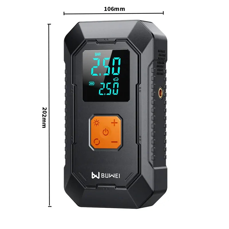 4-in-1 Car Jump Starter with Air Compressor 1000A Portable Battery Booster Power Bank & Tire