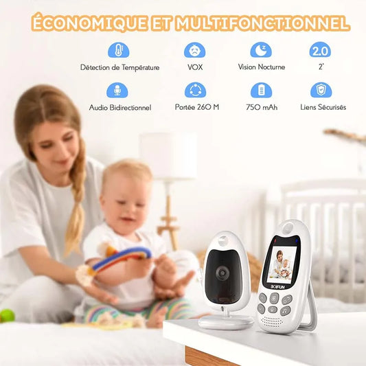 Baby Monitor with Camera Portable Vox Function