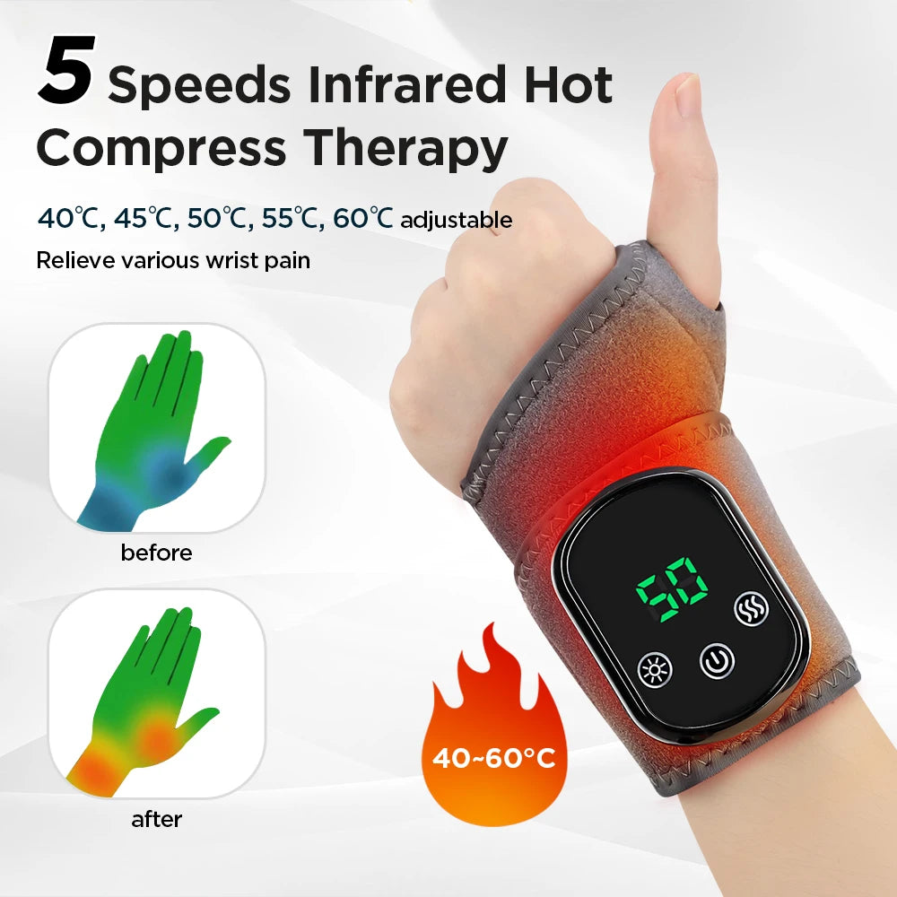 Heating Wrist Massager Wrist Brace Protector Wrap