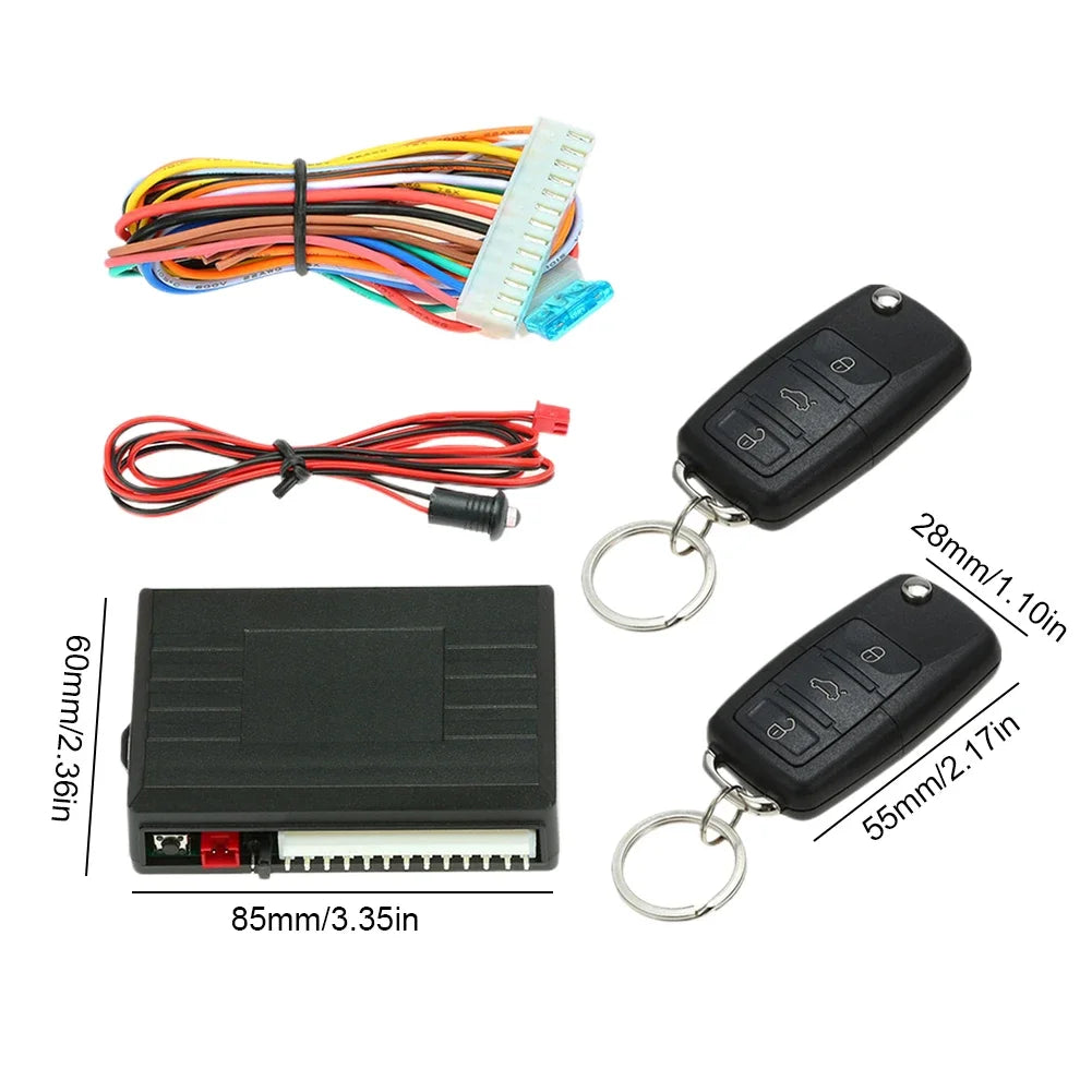 Auto Remote Central Kit 12V Car Central Locking 433.92MHz