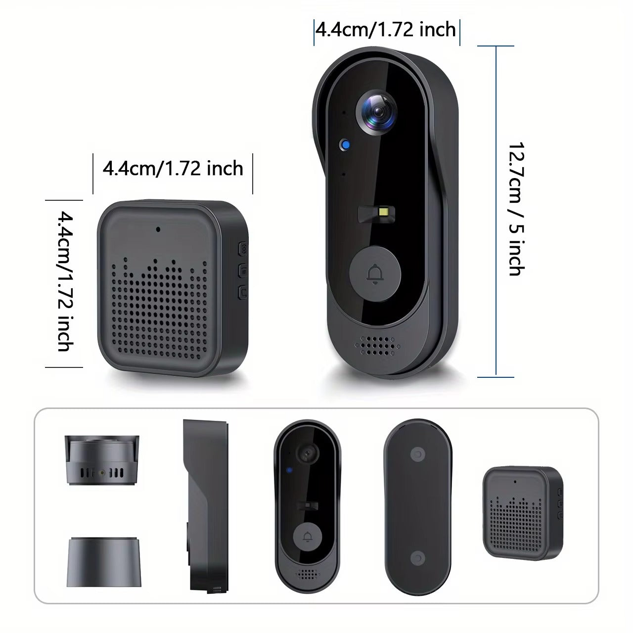 Wireless Video Doorbell Camera for Home – HD Outdoor Security