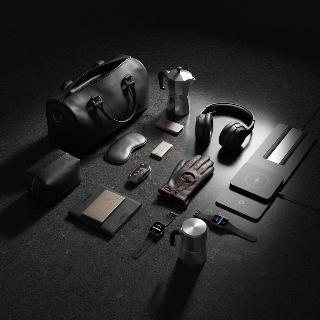 Trending tech gadgets and smart home devices displayed for modern home use.