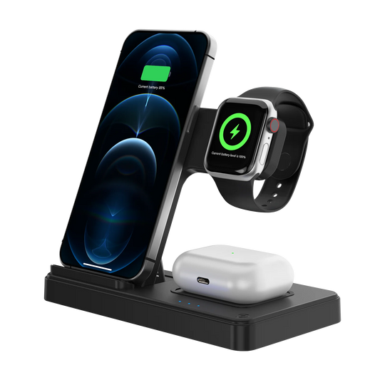 3 In 1 Wireless Charging Station Magnetic Fast Charging 18W