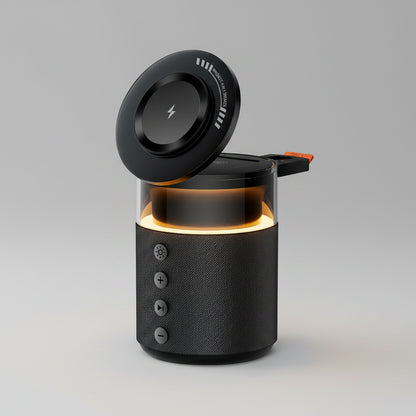 5 in 1 Magnetic Wireless Charger with Speaker and Night Light