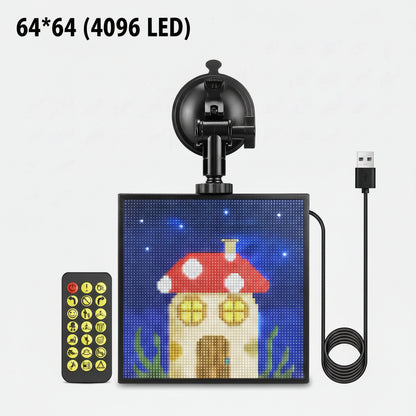 64x64 Pixel Screen Panel RGB LED Bluetooth DIY Display Light