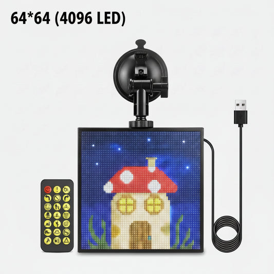 64x64 Pixel Screen Panel RGB LED Bluetooth DIY Display Light