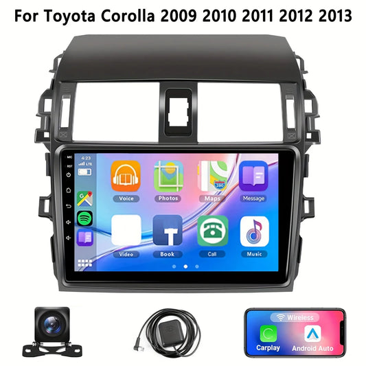 9 Inch Android Car Stereo for Toyota Corolla 2009–2013 with Wireless Apple CarPlay Android Auto GPS and WiFi
