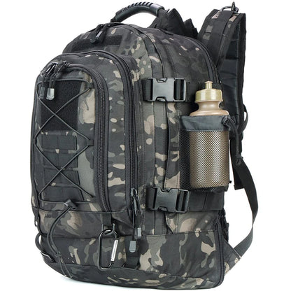 60L Military Tactical Backpack with MOLLE – Army Assault Rucksack for Hiking & Camping
