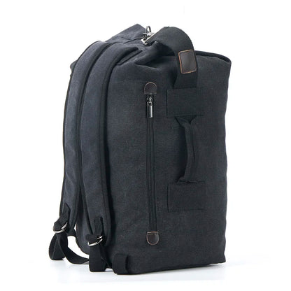 Large Capacity Canvas Travel Backpack – Mountaineering Rucksack for Men