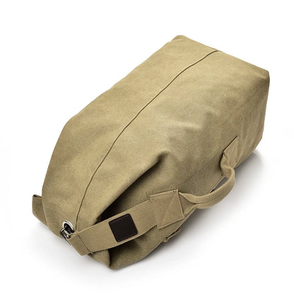 Large Capacity Canvas Travel Backpack – Mountaineering Rucksack for Men