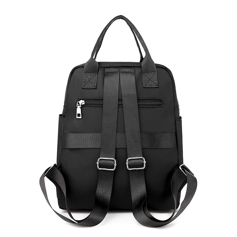 Women's Water-Resistant Oxford Backpack Large Capacity Casual Daypack