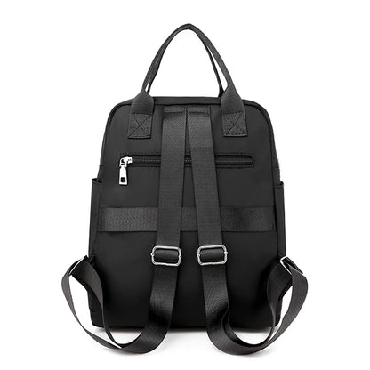 Women's Water-Resistant Oxford Backpack Large Capacity Casual Daypack