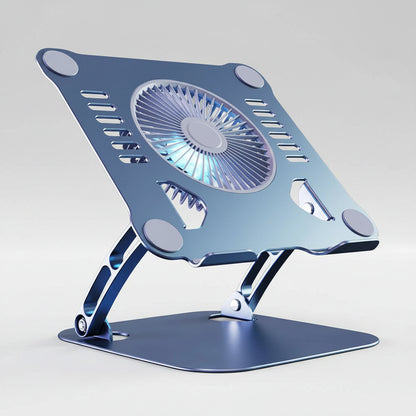 Laptop Stand with Cooling Fan Adjustable Aluminum Laptop Holder