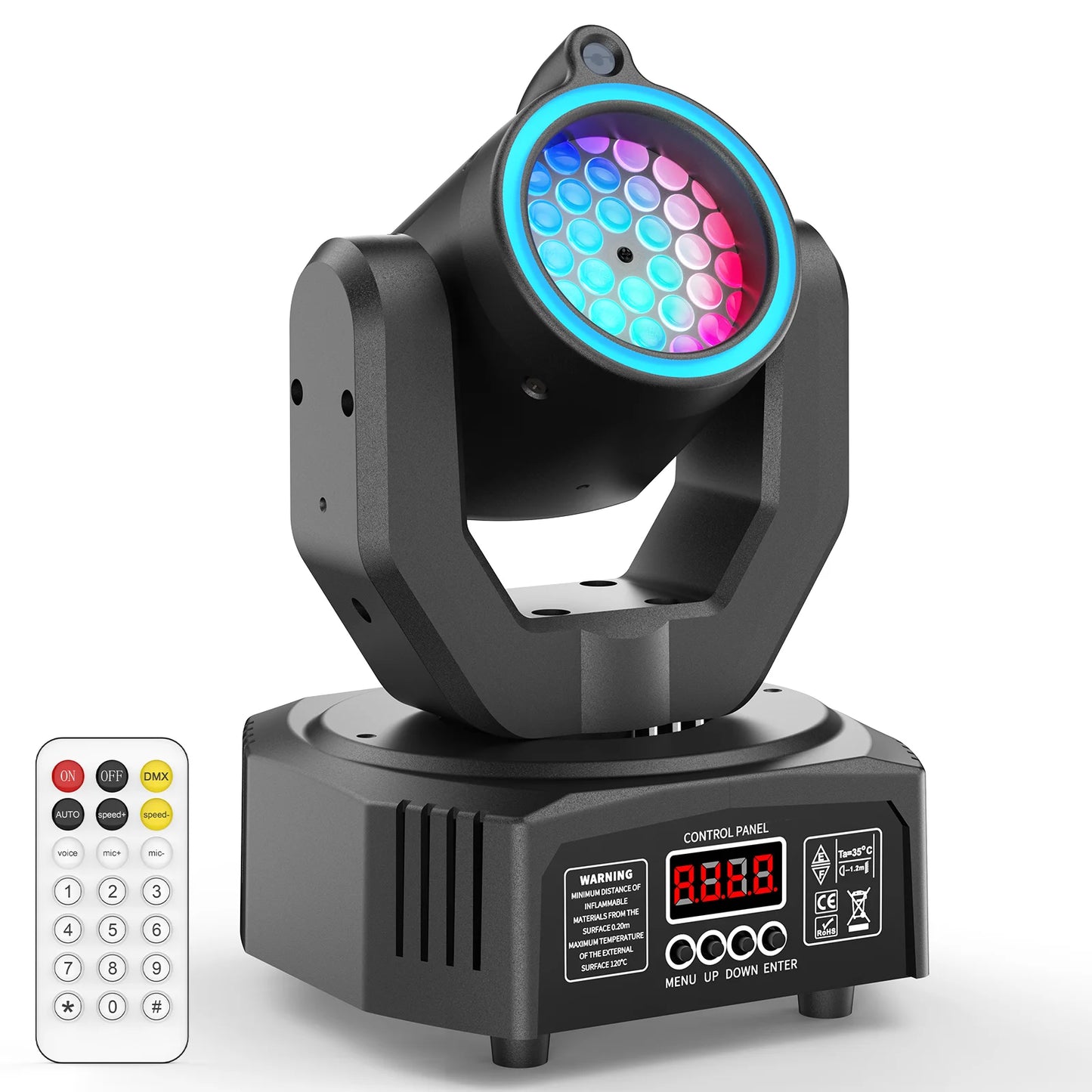 Mini 30W Beam Pattern Moving Head Light RGB DMX