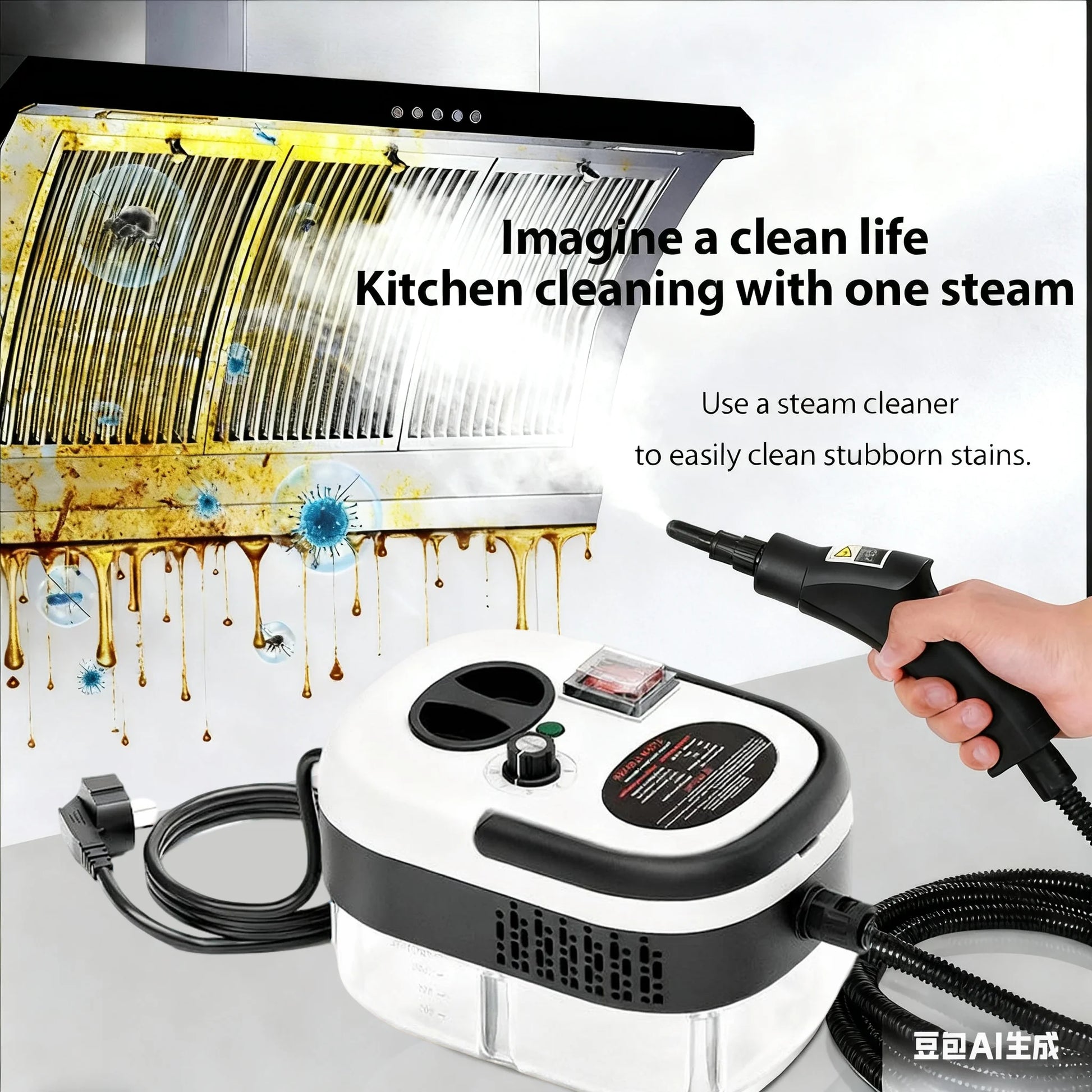 Oil stains Steam Cleaner High Temperature