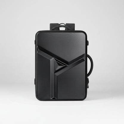 50L ABS Hard Shell Expandable Travel Backpack – 17" Laptop Compartment, USB Charging, Waterproof