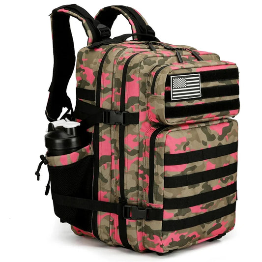 45L Tactical Backpack with MOLLE System – 3-Day Assault Pack for Hiking & Camping
