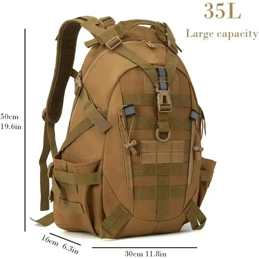 40L Tactical Hiking Backpack with MOLLE System – Men & Women