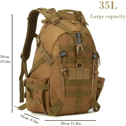 40L Tactical Hiking Backpack with MOLLE System – Men & Women