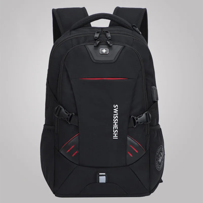 17 Inch Laptop Backpack with USB Charging Port & Shoe Compartment for Business & Travel