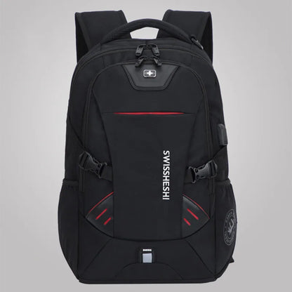 17 Inch Laptop Backpack with USB Charging Port & Shoe Compartment for Business & Travel
