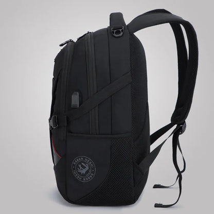 17 Inch Laptop Backpack with USB Charging Port & Shoe Compartment for Business & Travel