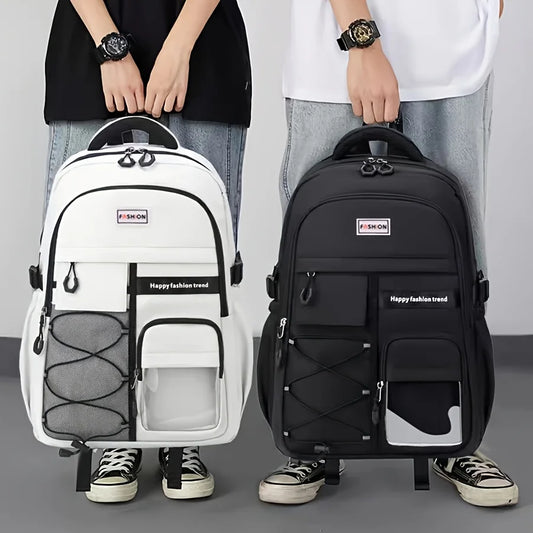 Lightweight Casual Backpack – Large Capacity School & Travel Bag, Unisex