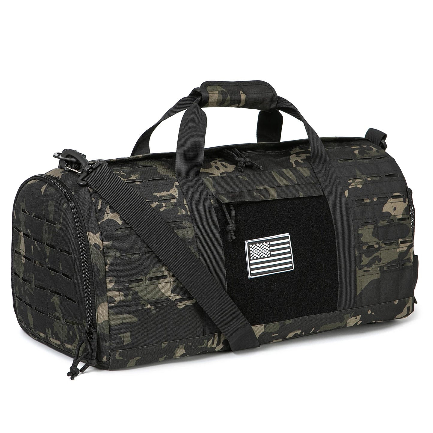 40L Tactical Duffle Bag with Shoe Compartment – Gym, Travel & Outdoor