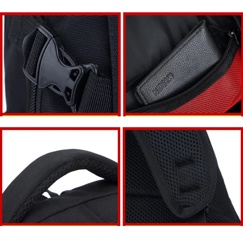 17 Inch Laptop Backpack with USB Charging Port & Shoe Compartment for Business & Travel