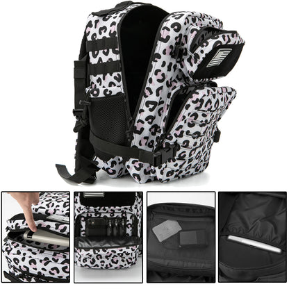 25L Tactical Backpack with Laser-Cut MOLLE and Dual Cup Holders