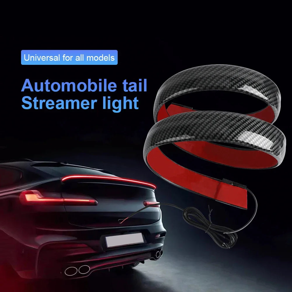 LED Car Trunk Tail Light Strip – DRL, Brake & Flowing Turn Signal, Universal Fit