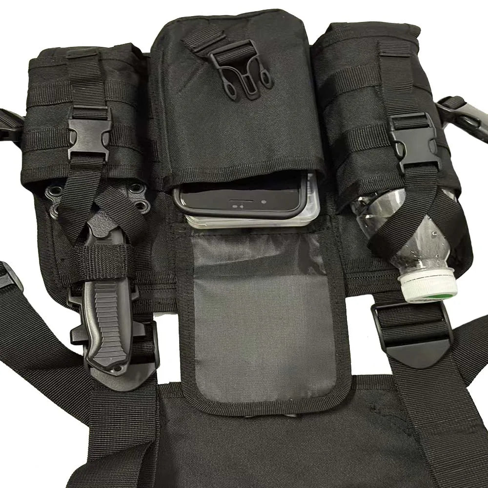 Tactical Running Vest Pack – Chest Bag for Outdoor and Photography