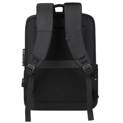 Hard Shell Backpack with Password Lock – Large Capacity Laptop Bag