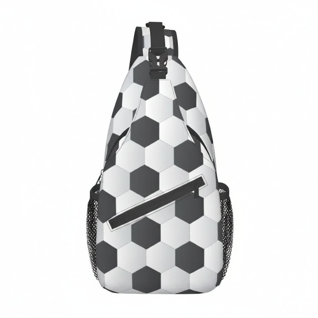 Golf Ball Pattern Sling Bag – Men's Crossbody Chest Bag for Travel, Hiking & Outdoor