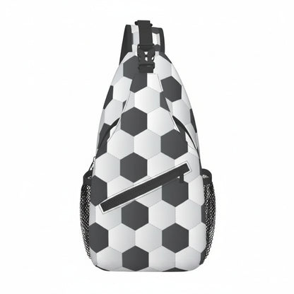 Golf Ball Pattern Sling Bag – Men's Crossbody Chest Bag for Travel, Hiking & Outdoor