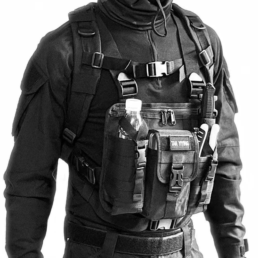 Tactical Running Vest Pack – Chest Bag for Outdoor and Photography