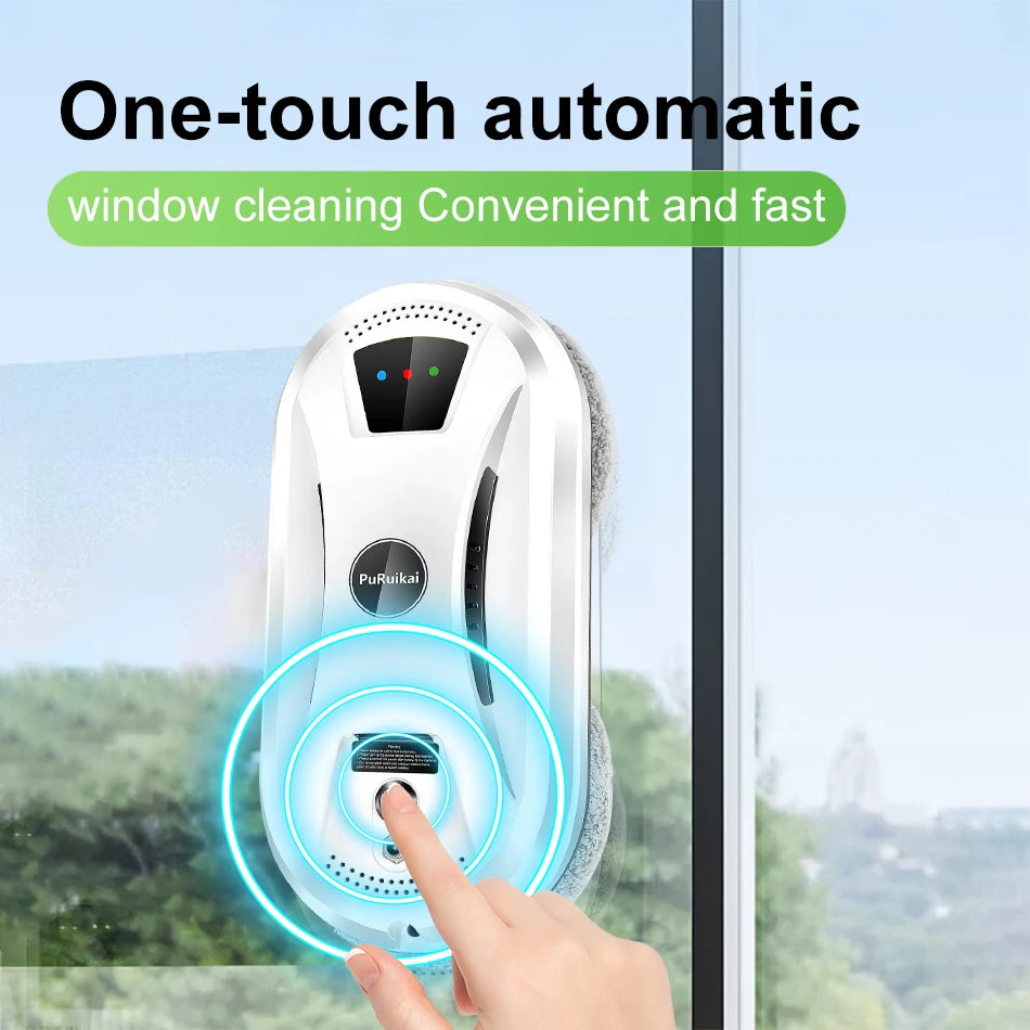 Ultra Thin Robot Vacuum Cleaner Window Cleaning