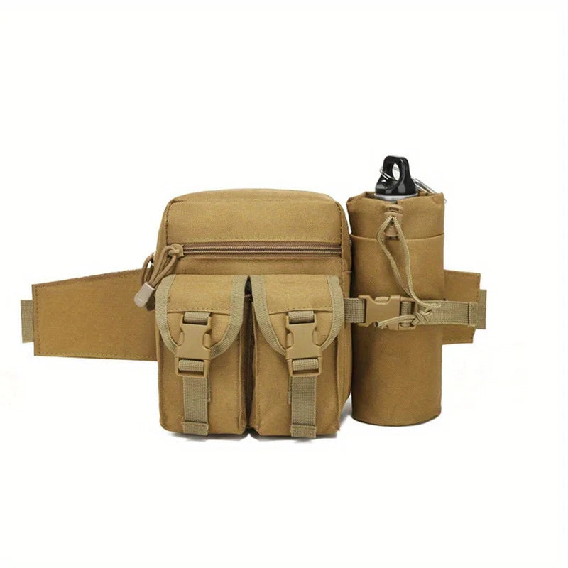 6L Tactical Waist Pack with Water Bottle Holder – Hiking & Outdoor