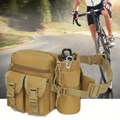 6L Tactical Waist Pack with Water Bottle Holder – Hiking & Outdoor
