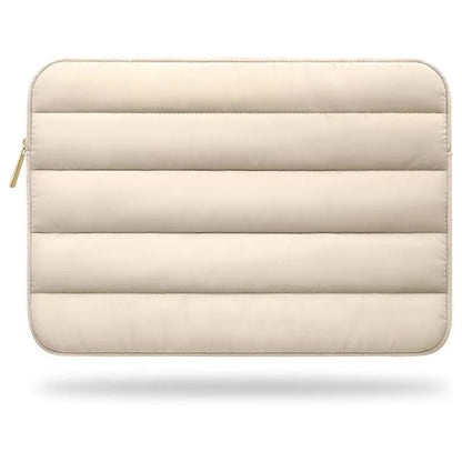 Puffy Laptop & Tablet Sleeve – Shockproof Polyester, Zipper, 9–16", iPad, Samsung, Huawei