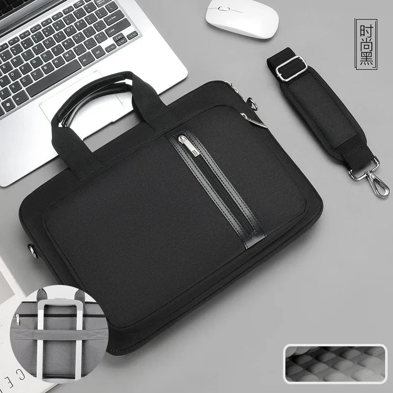 Laptop Sleeve Bag – Zipper, Multi-Pocket, Fits 13.3–17.3" MacBook, ASUS, Lenovo, Dell