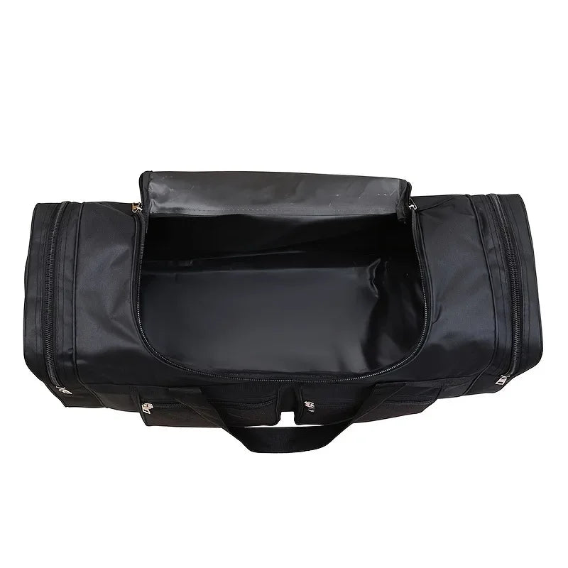 Large Capacity Nylon Travel Duffel Bag – Multiple Compartments & Pockets for Sports & Short Trips