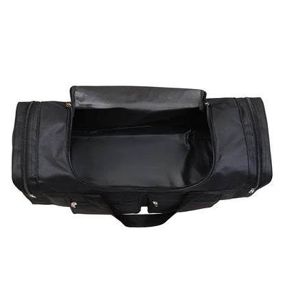 Large Capacity Nylon Travel Duffel Bag – Multiple Compartments & Pockets for Sports & Short Trips