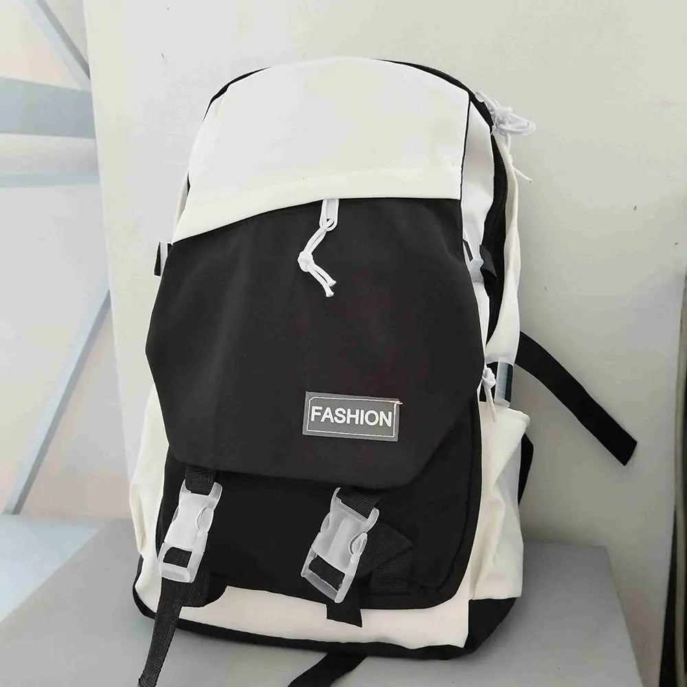 Nylon School Backpack with Optional Accessories