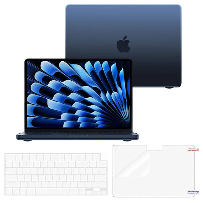 MacBook Hard Shell Case – Matte, Fingerprint-Resistant, Fits Pro 13–16 & Air 13–15 (M1–M5)