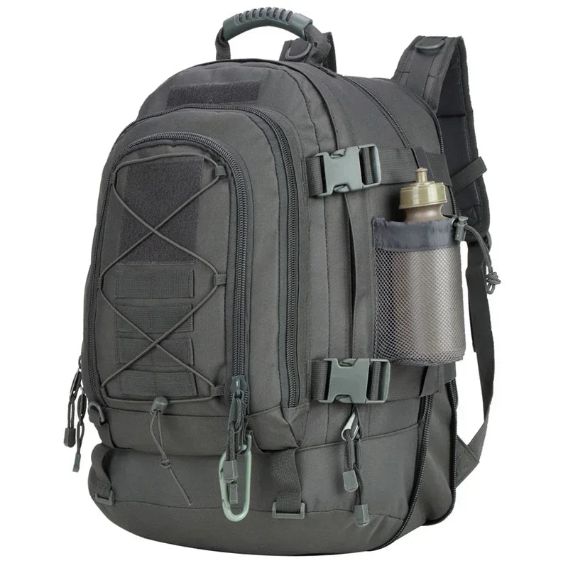 60L Military Tactical Backpack with MOLLE – Army Assault Rucksack for Hiking & Camping