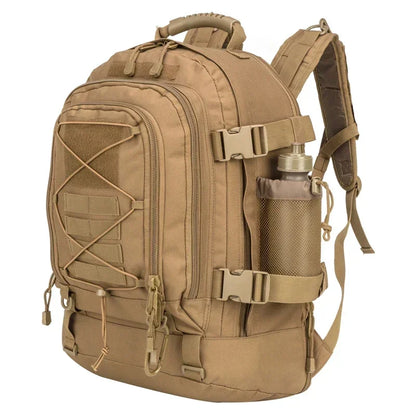 60L Military Tactical Backpack with MOLLE – Army Assault Rucksack for Hiking & Camping
